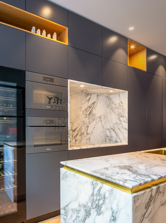 Keuken in woonhuis