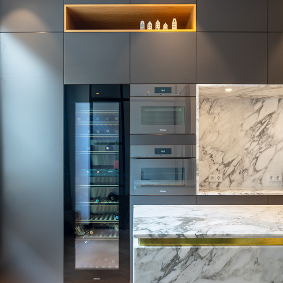 Keuken in woonhuis